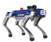 治安巡邏四足機(jī)器狗 （40kg超級(jí)大狗，第7代，集成一體式遙控器+對(duì)講照明+警示燈+自主跟隨）